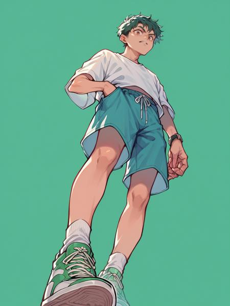 03692-3110572120-score_9, score_8_up, score_7_up, score_6_up, score_5_up, _lora_y0tt4_0.8_ y0tt4, 1boy, sneakers, from below, green background,.png